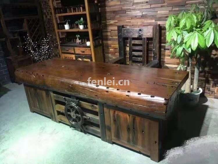 老船木茶桌椅组合流水茶台厂家直销