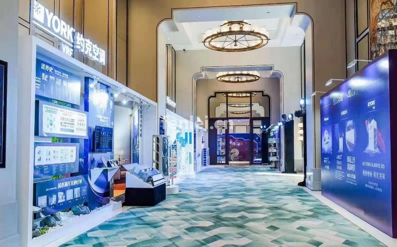 济南路演活动背景板展会木结构 承接特装设计搭建